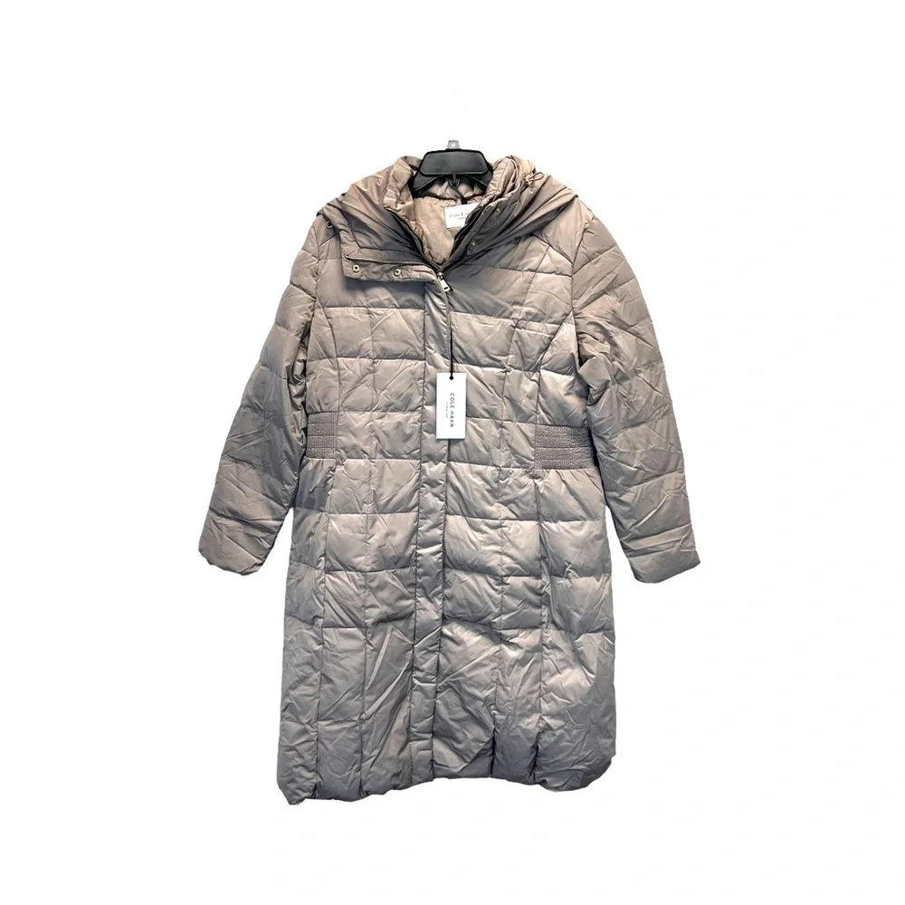 Cole Haan Hooded Down & Feather Jacket - Picture 3 of 9
